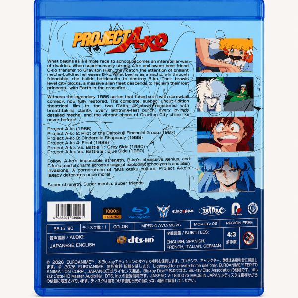 Project A-Ko Collection Blu-ray