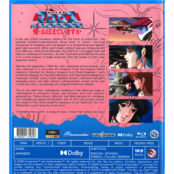 Macross Do You Remember Love Blu-ray